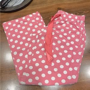 Pink and White Polka Dot Pajamas